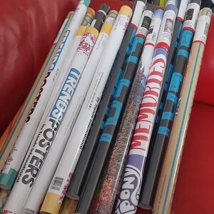 New In Package 25 Random Wall Posters Cartoons Movies Forest +